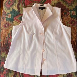 Jones New York Platinum Sleeveless Non Iron Sz 10